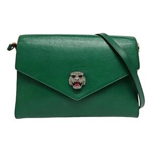 Authentic Gucci GG Thiara Rajah Envelope Bag Green